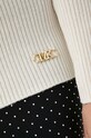 MICHAEL Michael Kors sweter wełniany MH360PQ6V1 beżowy