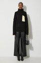 Вовняний светр JW Anderson KW1004.YN0144 чорний AW23