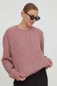 różowy Hollister Co. sweter