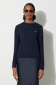 Lacoste wool jumper navy AF0633