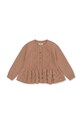 Детский шерстяной кардиган Konges Sløjd KS5923 бежевый AW23