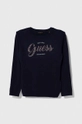 granatowy Guess sweter dziecięcy Dziewczęcy