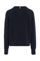 Deklice Otroški bombažen pulover Tommy Hilfiger KG0KG07480.128.176.9BYX mornarsko modra