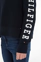 Tommy Hilfiger pulover de bumbac pentru copii KG0KG07480.128.176.9BYX bleumarin