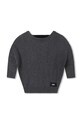 Dkny sweter z domieszką wełny dziecięcy z domieszką wełny szary D35T11.114.150