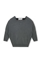 Dkny sweter z domieszką wełny dziecięcy D35T11.114.150 szary AW23