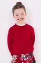 czerwony Mayoral sweter dziecięcy Dziewczęcy