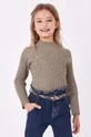 beżowy Mayoral sweter dziecięcy Dziewczęcy