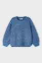 Дитячий светр з домішкою вовни Mayoral блакитний
