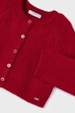 Dziewczynka Mayoral kardigan z domieszką wełny dziecięcy 4310.6B.Mini.9BYX czerwony