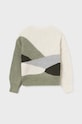Mayoral pulover pentru copii din amestec de lana verde 7306.8D.Junior.9BYX