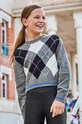 Mayoral sweter dziecięcy z domieszką wełny szary 7309.8G.Junior.9BYX