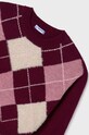 Dziewczynka Mayoral sweter dziecięcy 7309.8G.Junior.9BYX bordowy