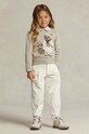 Παιδικό βαμβακερό πουλόβερ Polo Ralph Lauren μπεζ 312919958001