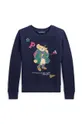 темно-синій Дитячий светр Polo Ralph Lauren Для дівчаток