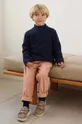 mornarsko modra Otroški volneni pulover Liewood Dekliški