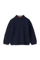 Детский шерстяной свитер Liewood LW17942 тёмно-синий AW24