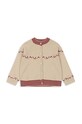 Dětský bavlněný kardigan Konges Sløjd KS6515 béžová AW23