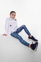 BOSS bluza copii cu modele alb J50896.102.108