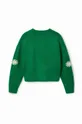 Detský sveter s prímesou vlny Desigual 56 % Akryl, 38 % Polyester, 3 % Vlna, 3 % Elastan Pokyny na ošetrovanie :  nesmie sa bieliť
