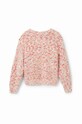 Dievča Detský sveter s prímesou vlny Desigual 23WGJF04 viacfarebná