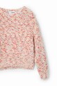 Detský sveter s prímesou vlny Desigual viacfarebná 23WGJF04