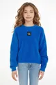 niebieski Calvin Klein Jeans sweter dziecięcy Dziewczęcy