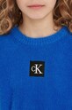 Detský sveter Calvin Klein Jeans IG0IG02217.9BYX modrá