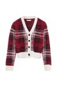 Tommy Hilfiger kardigan z domieszką wełny dziecięcy KG0KG07635.116.122.9BYX czerwony AW23