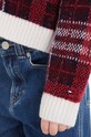 Детский кардиган с примесью шерсти Tommy Hilfiger KG0KG07635.128.176.9BYX красный