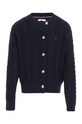 Tommy Hilfiger kardigan bawełniany KG0KG07628.128.176.9BYX czarny AW23