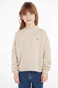 Tommy Hilfiger pulover de lână pentru copii uni bej KG0KG07801.74.122.9BYX