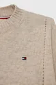 Παιδικό μάλλινο πουλόβερ Tommy Hilfiger  100% Μαλλί