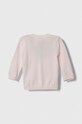 United Colors of Benetton pulover din bumbac pentru bebeluși 102CB100N.W.SEASONAL roz AW23