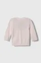 Pamučni pulover za bebe United Colors of Benetton roza