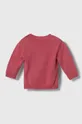 Βρεφικό βαμβακερό πουλόβερ United Colors of Benetton ροζ