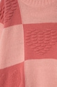 Dziewczynka United Colors of Benetton sweter z domieszką wełny dziecięcy 1076H1018.P.SEASONAL różowy