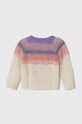 Детский свитер с примесью шерсти United Colors of Benetton 116QH100Y.P.SEASONAL бежевый AW23