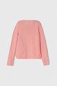 United Colors of Benetton kardigan wełniany dziecięcy 1244C500F.G.SEASONAL różowy AW23