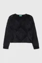 črna Otroški pulover United Colors of Benetton Dekliški