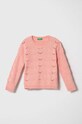 United Colors of Benetton sweter dziecięcy pozostałe różowy 16CLG100G.P.SEASONAL