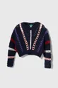 тёмно-синий Детский свитер United Colors of Benetton Для девочек