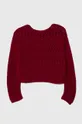 ružová Detský sveter s prímesou vlny United Colors of Benetton Dievčenský