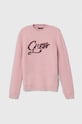 Detský sveter Guess hrubá ružová J3BR06.Z2YA0.9BYX