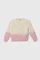 рожевий Вовняний дитячий светр Pinko Up Для дівчаток