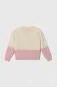 Pinko Up pulover de lână pentru copii F3PIBGJP100 roz AW23
