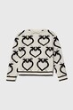 Παιδικό πουλόβερ Pinko Up F3PIBGJP142 λευκό AW23