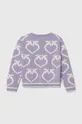 Pinko Up maglione bambino/a violetto
