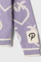 Dziewczynka Pinko Up sweter dziecięcy F3PIBGJP142 fioletowy