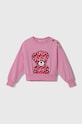 Pinko Up bluza copii imprimeu roz F3PIBGSW110